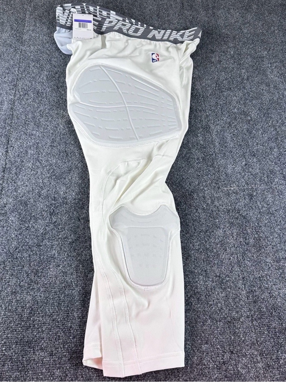 Nike Pro NBA Hyperstrong 3/4 Padded Basketball Tights White 881963-100